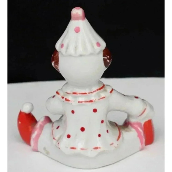 Vintage Porcelain / Ceramic Circus Clown Statue Figurine - Picture 3 of 4